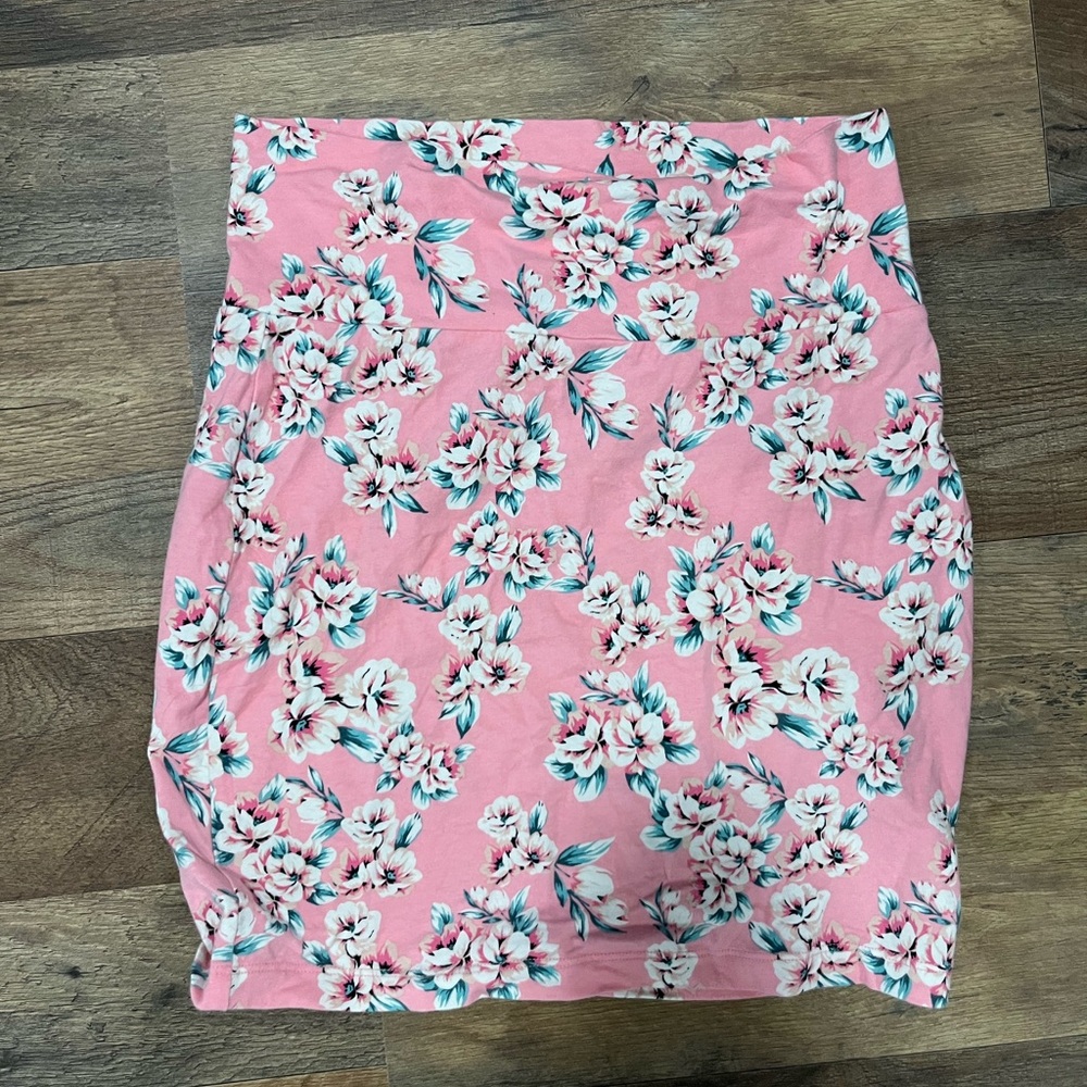 Floral Pink Skirt